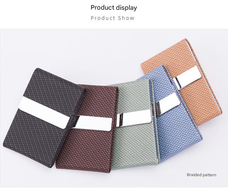 colourful options of business card holders available