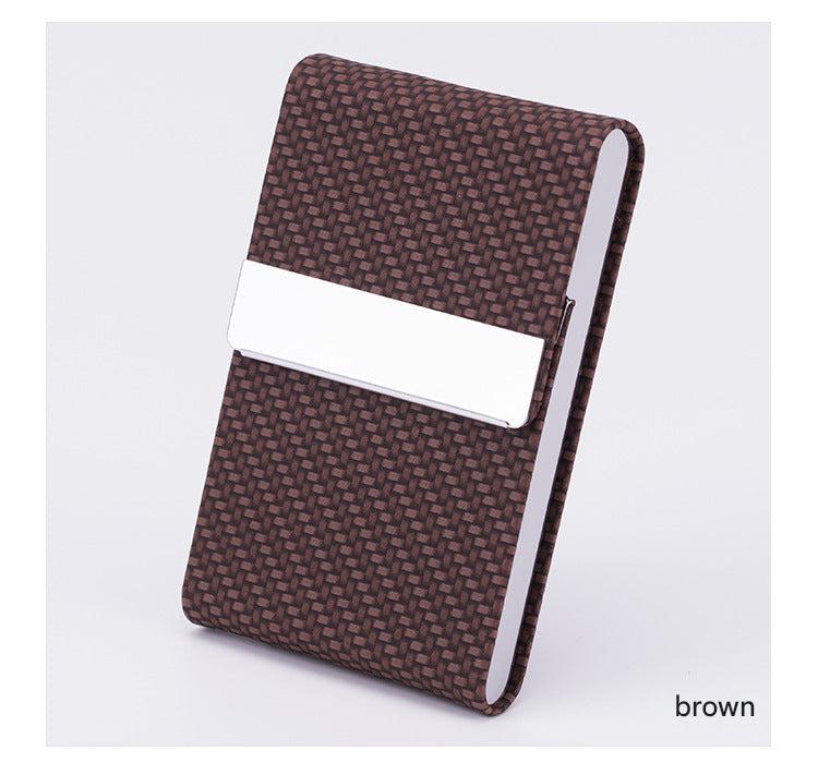 durable PU leather card holder for professionals