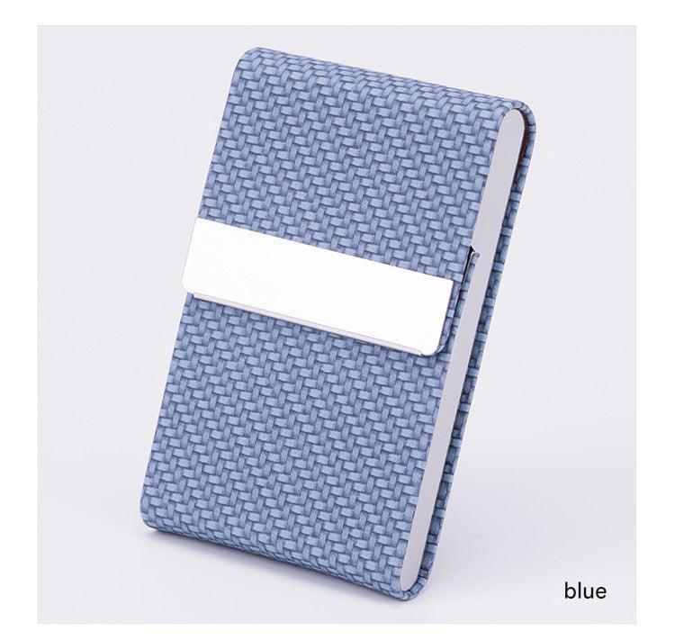 business card holder showcasing multiple colours