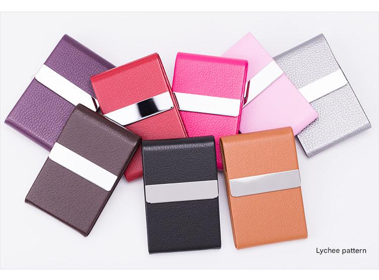 premium PU business card holder in stylish design