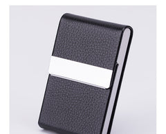 elegant woven design business card holder