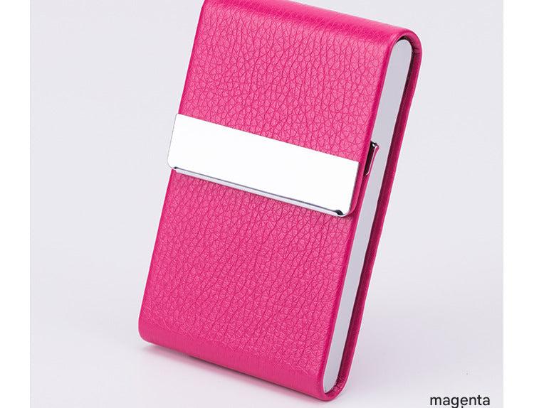 durable PU leather card holder for professionals