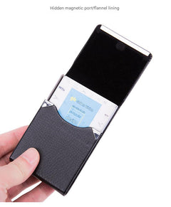 business card holder showcasing multiple colours