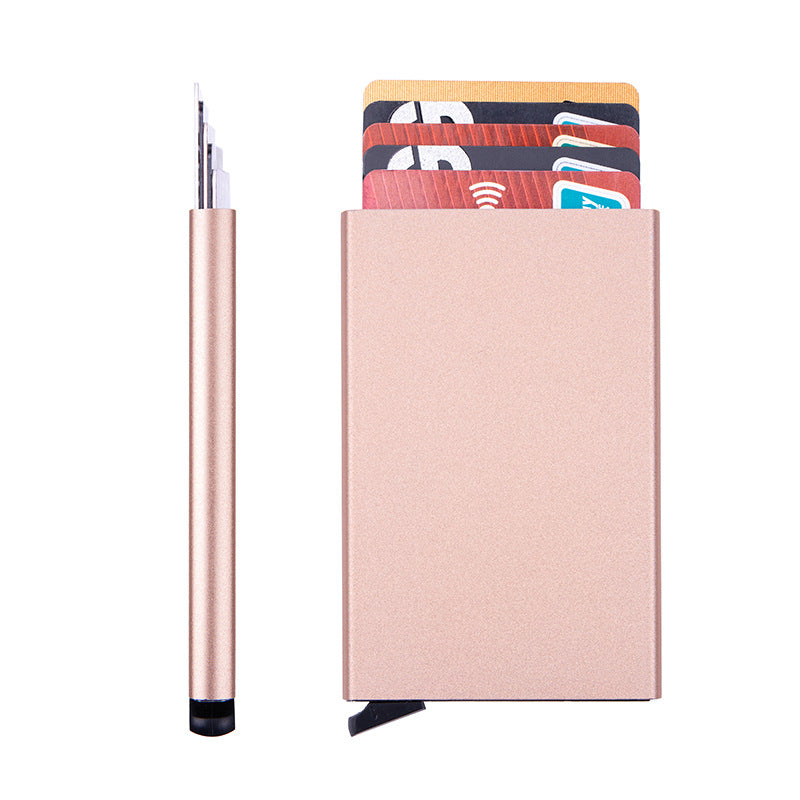 RFID card holder close-up