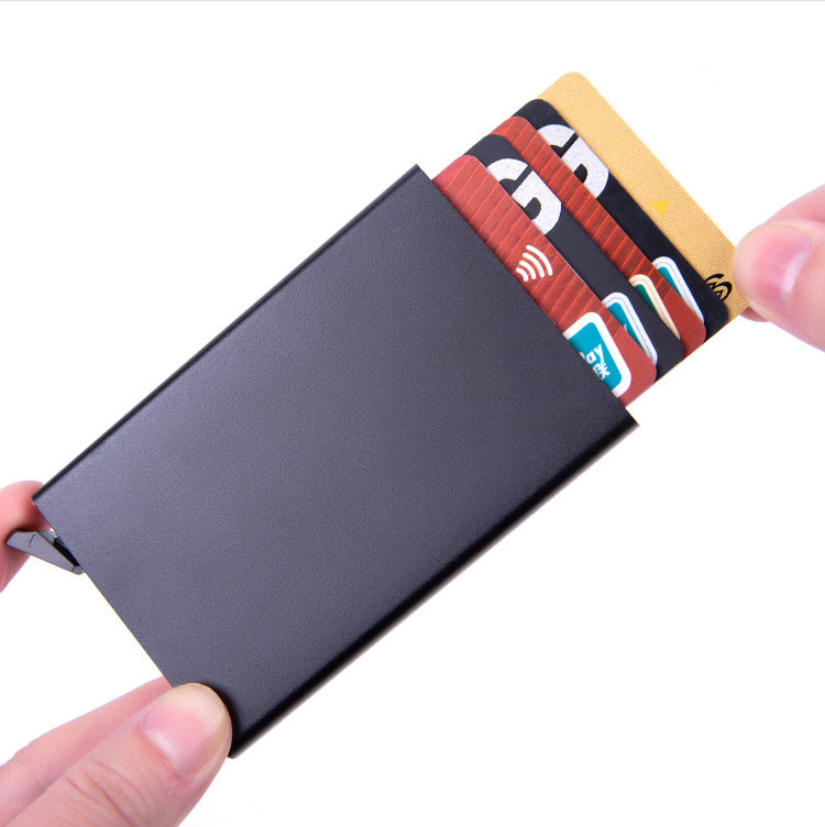 RFID card holder in red