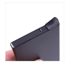 RFID card holder with cards inside