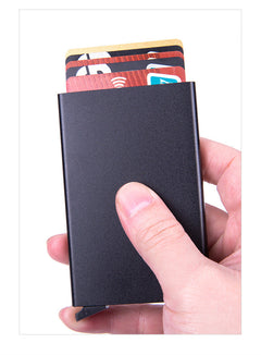 RFID card holder close-up