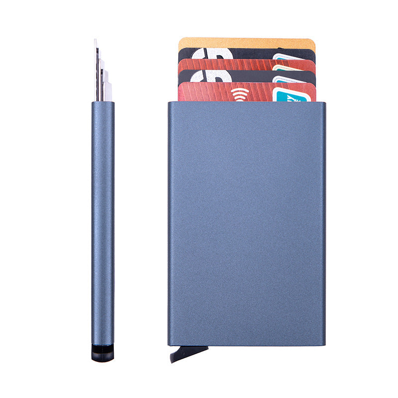 RFID card holder in gold