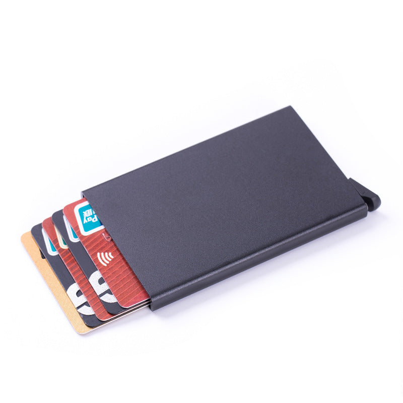 RFID card holder in gray