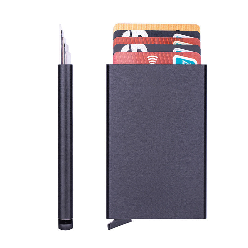RFID card holder with cards inside