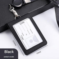 Durable materials of synthetic leather ID holder