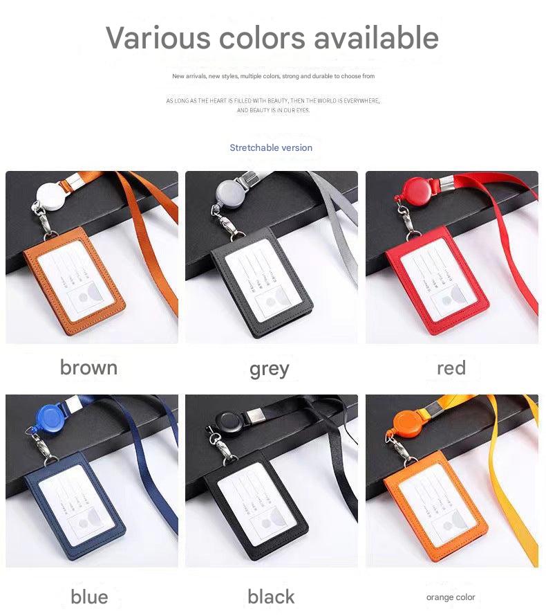 Color options for dual-card holder displayed