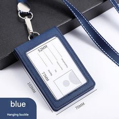 Showcasing the lanyard's retractable functionality