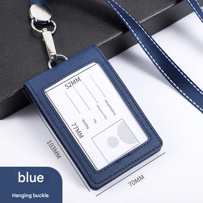 Showcasing the lanyard's retractable functionality