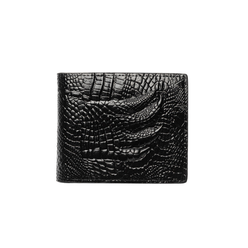 Stylish Crocodile Pattern Wallet for Men - Image 1