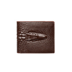 Close-up of crocodile pattern wallet texture - Image 7