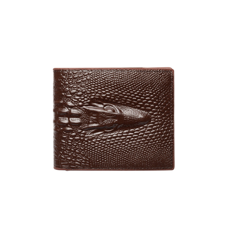 Close-up of crocodile pattern wallet texture - Image 7