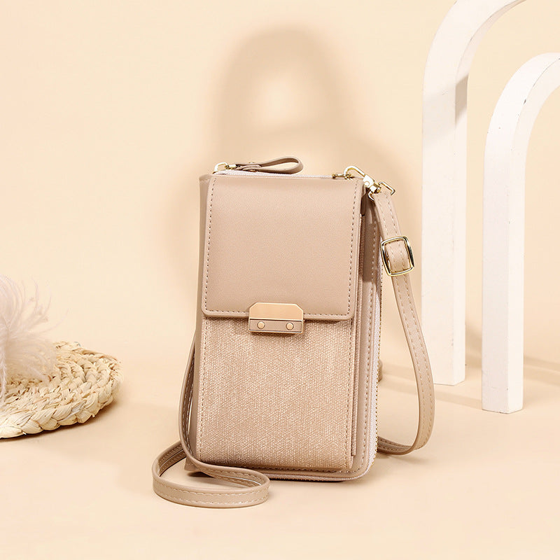 Black versatile shoulder bag for casual use