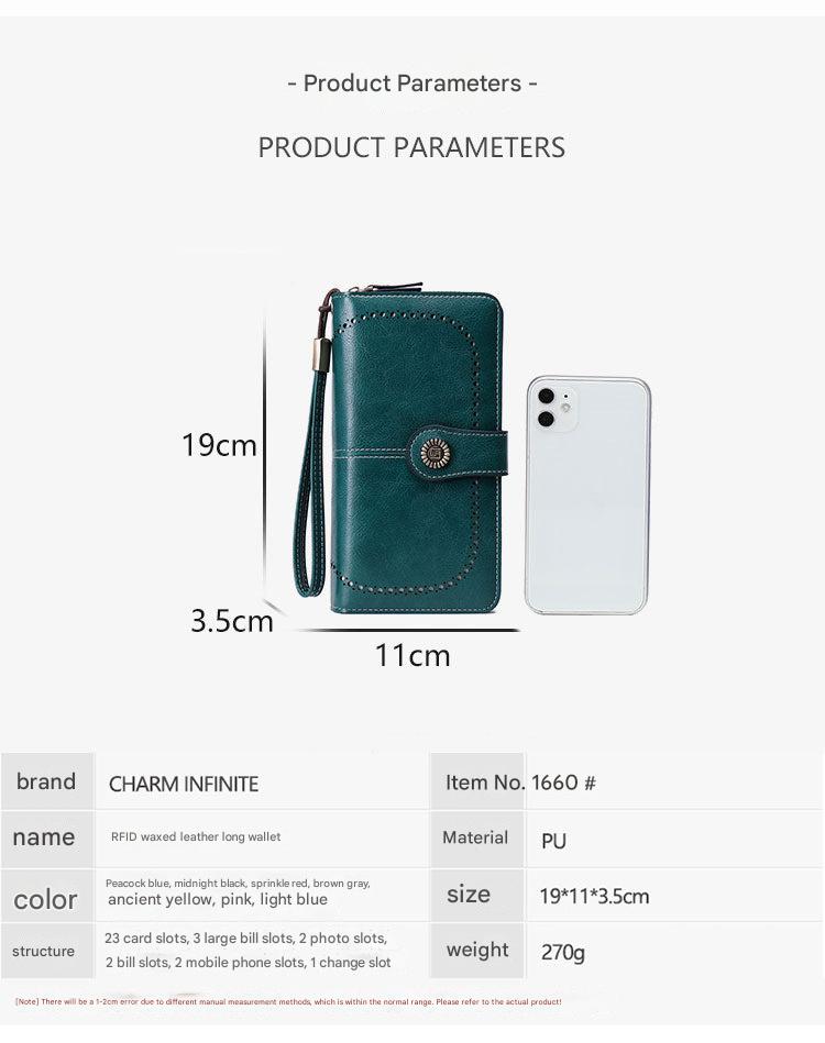 Multiple colour options for stylish wallets