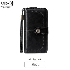 Fashionable pink RFID wallet for everyday use