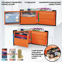Men's Slim Wallet with cards inside