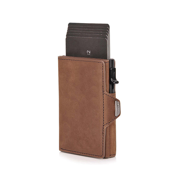 detailed leather zipper wallet from multiple angles
