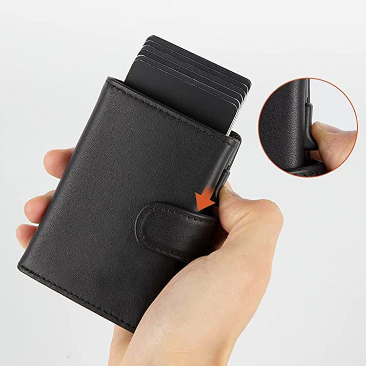 Zippered coin pocket of RFID wallet