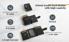 Detailed stitching on men's wallet