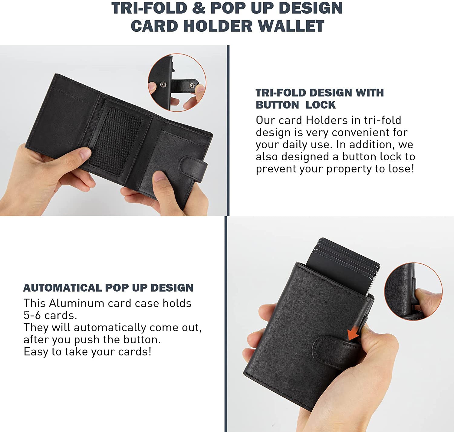Stylish contemporary men's wallet