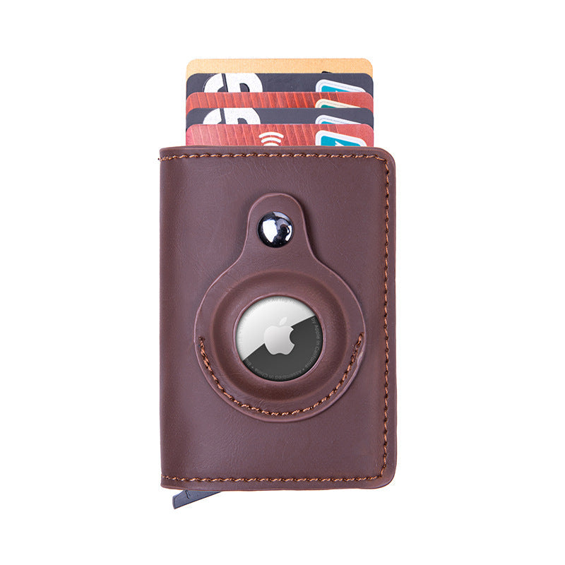 Back of smart leather wallet
