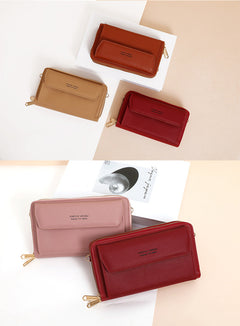 Blue compact handbag for holding essentials