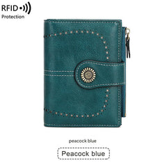 Stylish RFID Blocking Women's Wallet in Pink