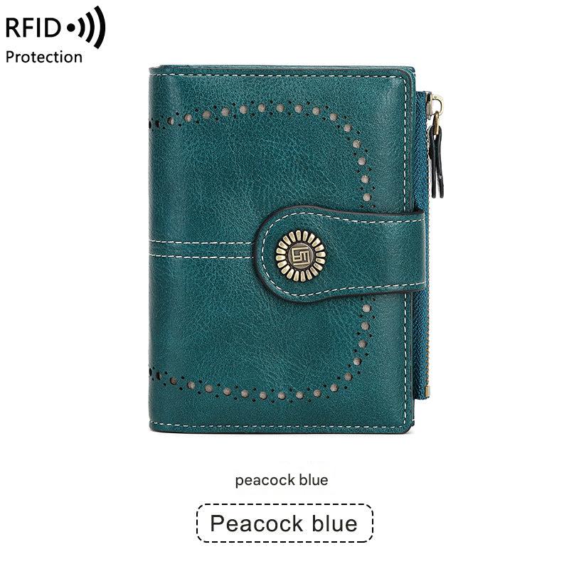 Stylish RFID Blocking Women's Wallet in Pink