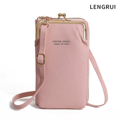 Side view of the mini purse highlighting its shape