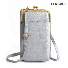 Stylish phone wallet bag with phone inside