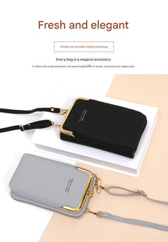Colorful variations of the stylish phone wallet bag