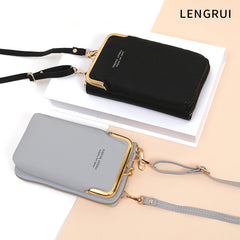 Stylish Women's Phone Wallet Bag in red colour