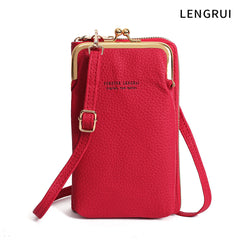 Lifestyle image of the versatile wallet bag in use