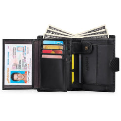 Genuine leather wallet gift box presentation