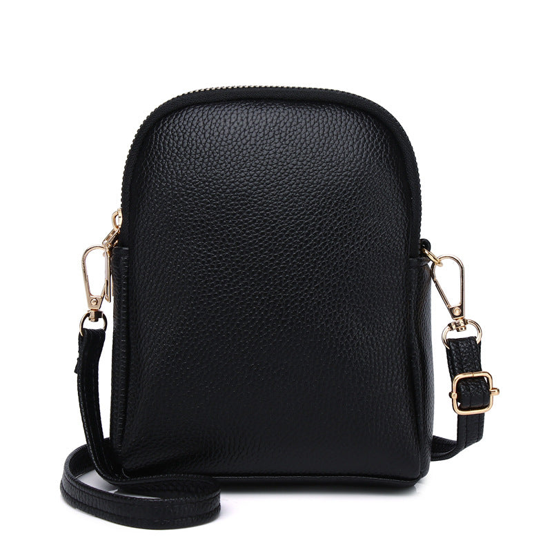 Chic Color-Block Mini Round Bag lifestyle image