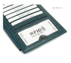 Wallet holding essential cards and a smartphone