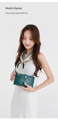 Stylish RFID wallet in burgundy colour
