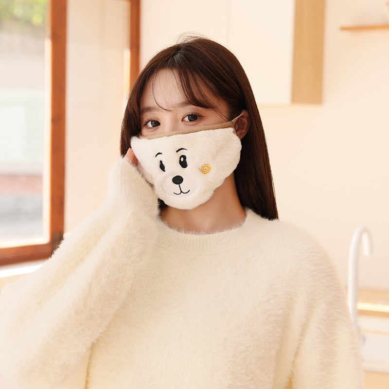 Cute bear hat and scarf combo for girls