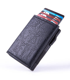 RFID blocking aluminium wallet front view