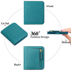 Elegant Women's Slim Wallet in Haze Blue