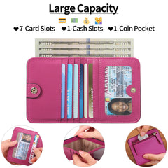 Fashion-forward Women's Slim Wallet in Grape Purple