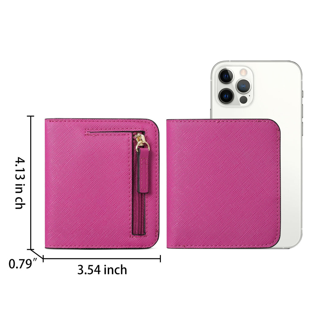Women's Slim Wallet displayed on a marble surface