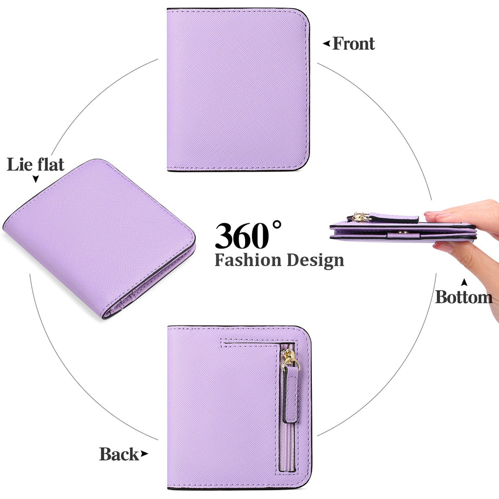 Close-up of PU leather Women's Slim Wallet