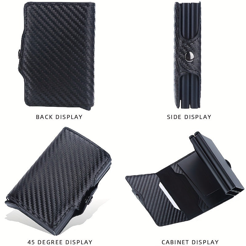 Slim RFID Blocking Wallet with Carbon Fibre - Image 2