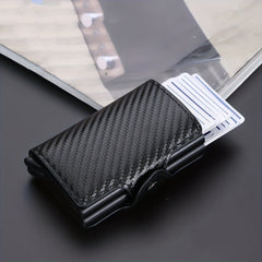 Slim RFID Blocking Wallet with Carbon Fibre - Image 2
